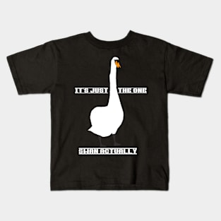 It's just the one swan actually police meme Kids T-Shirt